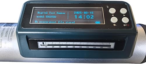 Miniatura 3 de Martillo de prueba de hormigón Schmidt digital con pantalla OLED - Martillo de rebote compatible con ASTM C805 para pruebas no destructivas