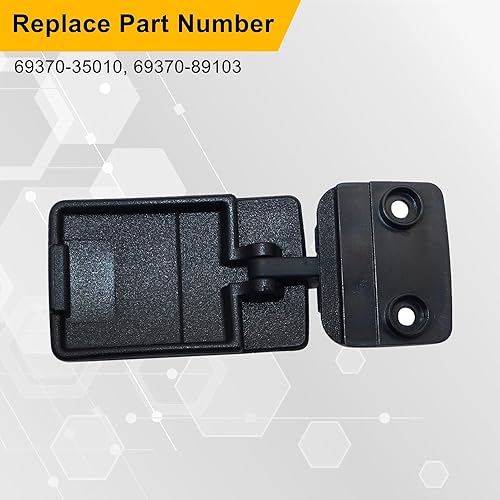 Miniatura 9 de GXARTS Pestillo de bloqueo de ventana deslizante trasero compatible con Toyota Tacoma Pickup Hilux T100 1993-1998 1989-1995 1995-2000 1992-2005