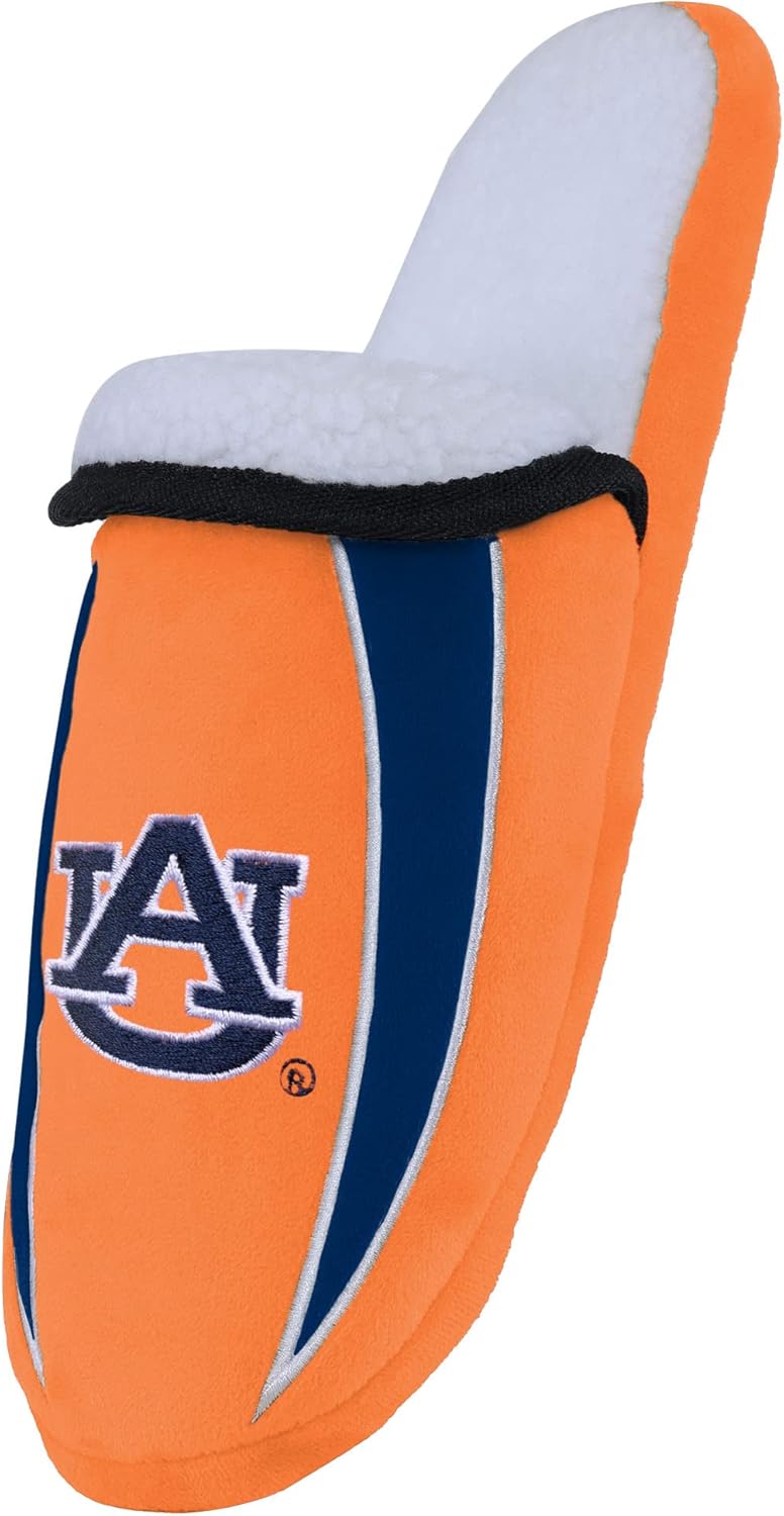 FOCO Auburn Tigers NCAA Mens Sherpa Slide Slippers - M - Image 3