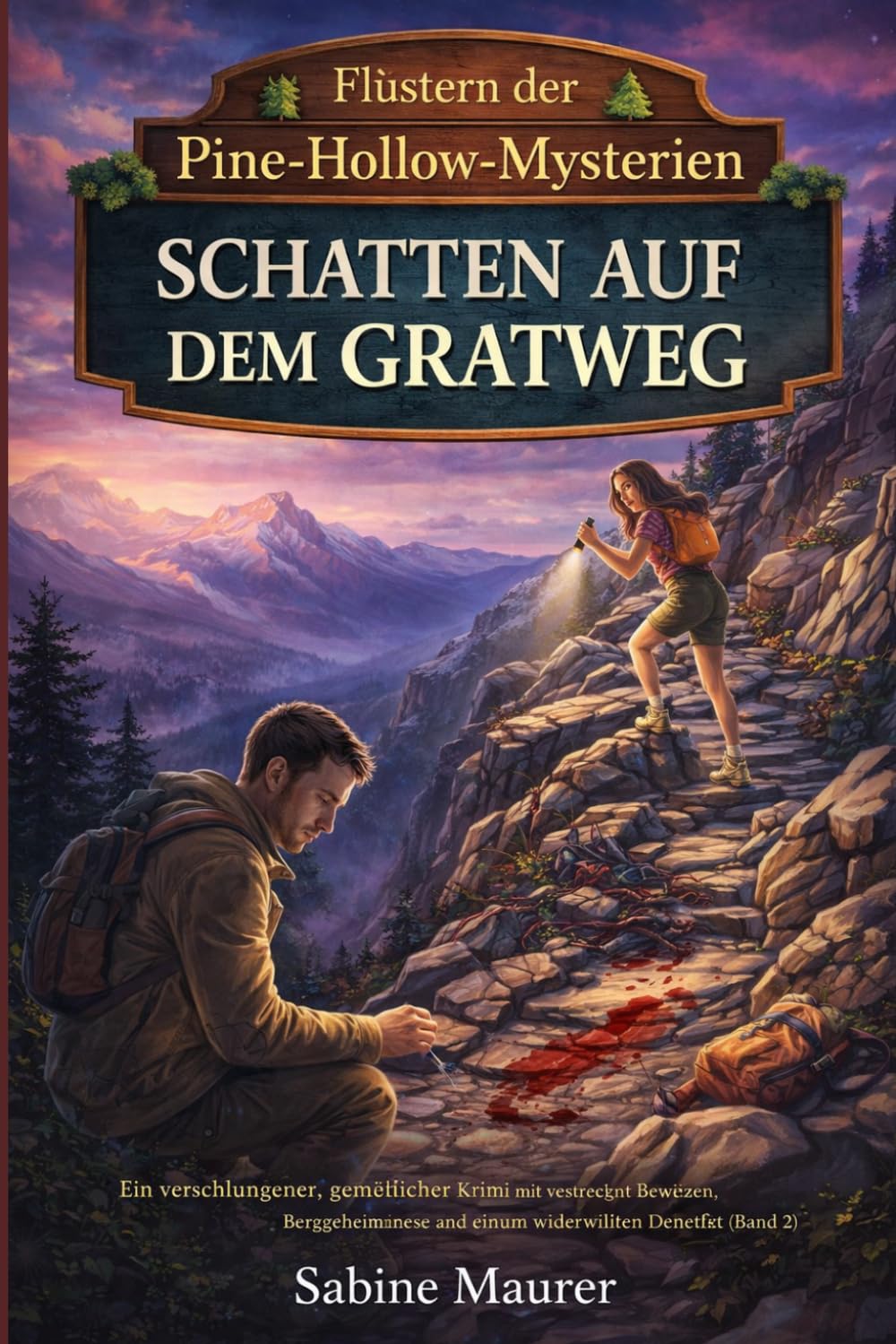 SCHATTEN AUF DEM GRATWEG: Ein verschlungener, gemütlicher Krimi mit versteckten Beweisen, Berggeheimnissen und einem widerwilligen Detektiv (Band 2) (Flüstern der Pine-Hollow-Mysterien)