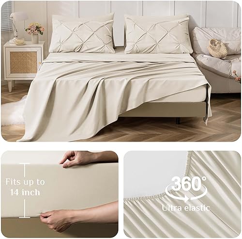 Miniatura 4 de JOLLYVOGUE - Juego de edredón Queen de 7 piezas - Cama en una bolsa Queen para todas las estaciones, juegos de edredón con pinzas con edredón,