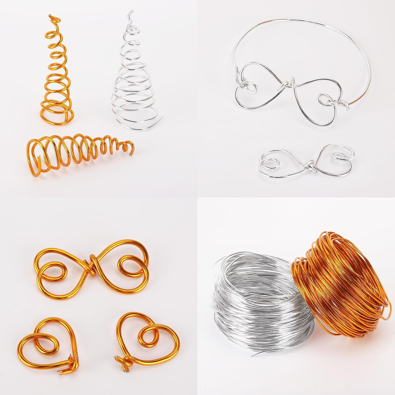98.4 Feet 3mm Aluminum Wire, Bendable Metal Craft Wire, Armature Wire for Sculpting, Making Dolls Skeleton DIY Crafts (Silver, 30 m x 3 mm, 1 Roll)