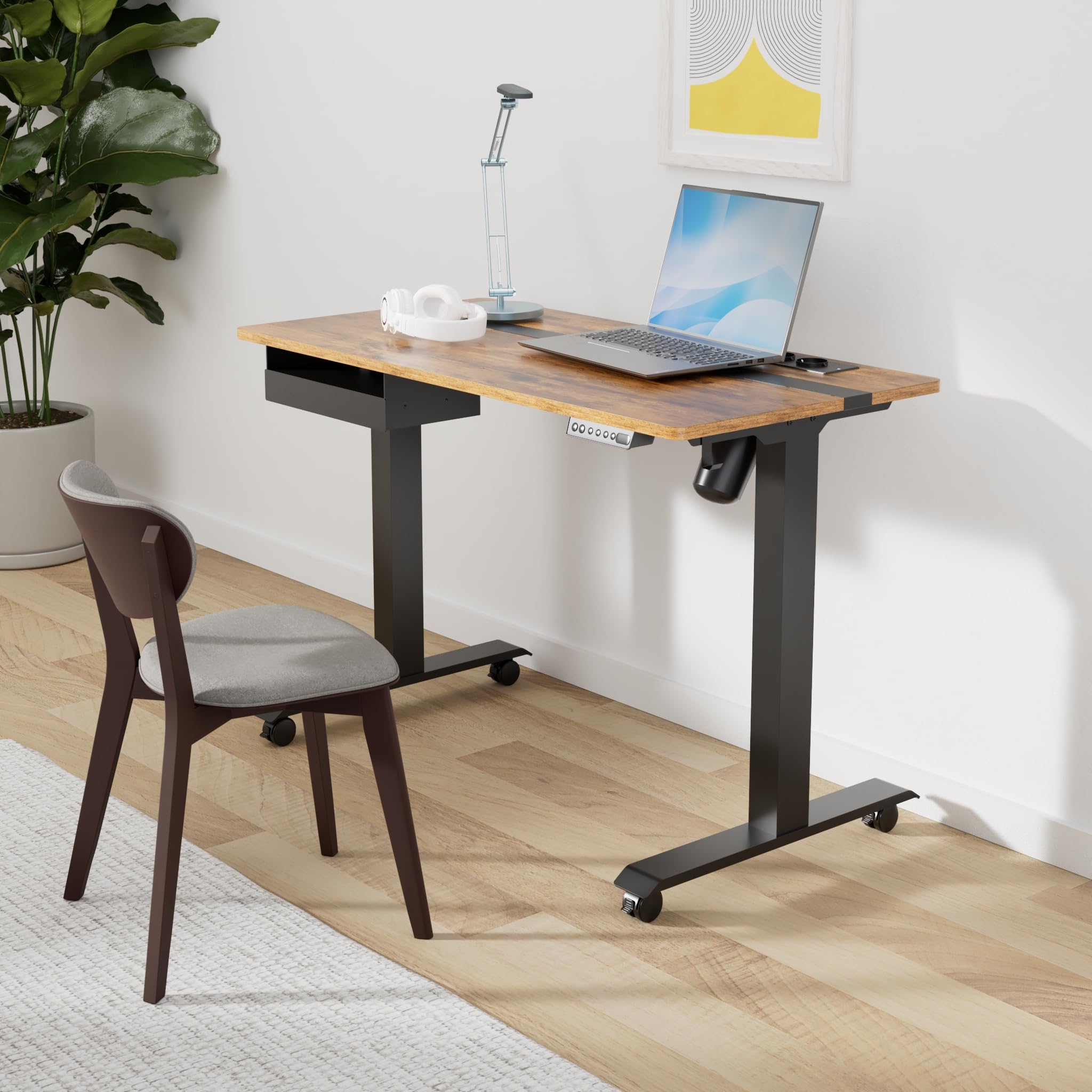 VASAGLE Electric Desk Height Adjustable 160 X 80 Cm - View #4