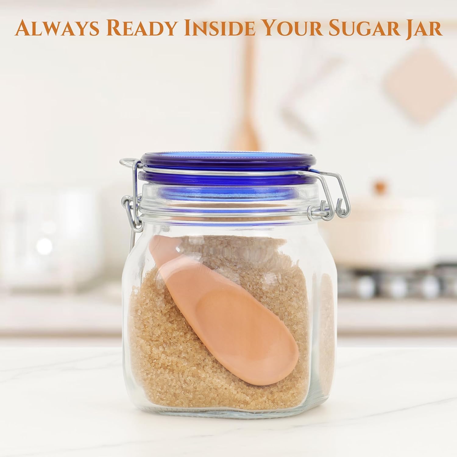2 PCS Brown Sugar Saver Spoon Terracotta Brown Sugar Keeper image 3