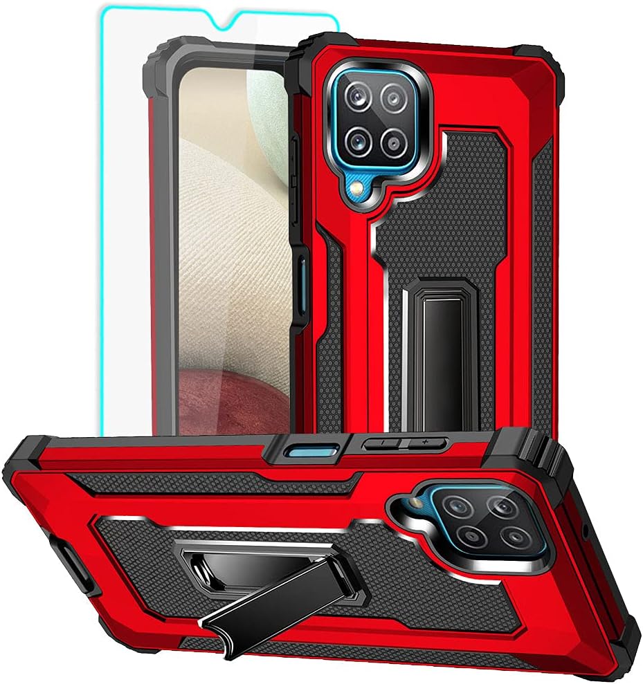 Cuoqing Samsung Galaxy A12 Case, Samsung A12 Phone case, With HD Screen