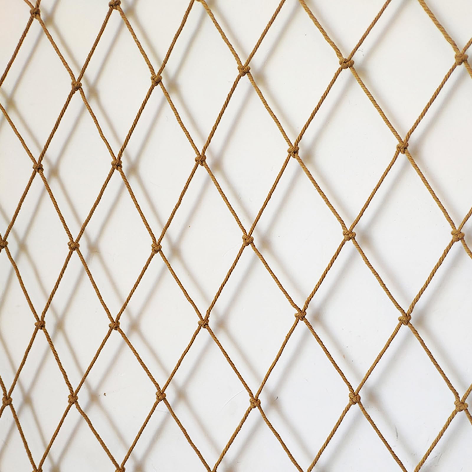 Jute-Pflanzenstütznetz, 2 x 5 m (4 mm), Garten- und Gewächshaus-Schutzgitter für Pflanzen, umweltfreundliche Pflanzenstütze, ideal für Kletterpflanzen und Vetables