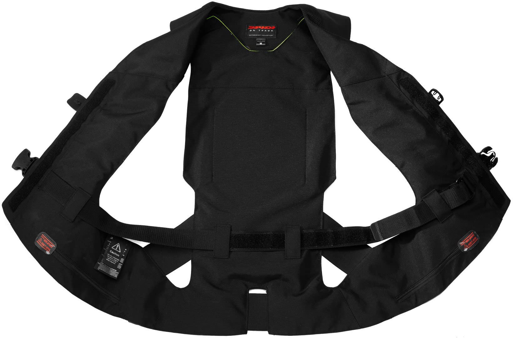 Spidi Air DPS Kamizelka poduszki powietrznej, czarny/żółty, XL