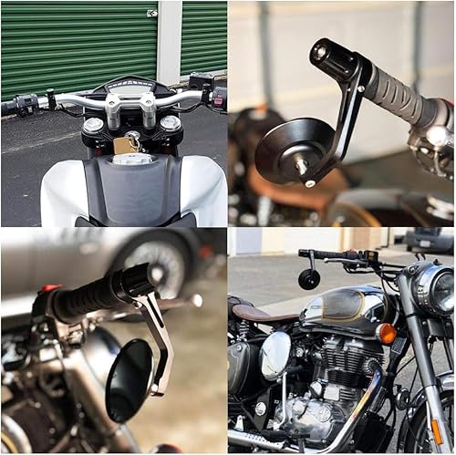 Miniatura 7 de KEMIMOTO espejos laterales extremos con manillar 78 pulgadas Round