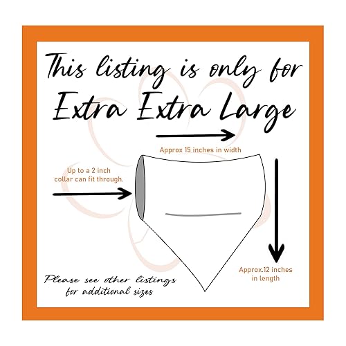 Miniatura 2 de Christmas Paws Over the Collar Dog Bandana That Slips onto Their Existing Collar (XXL)