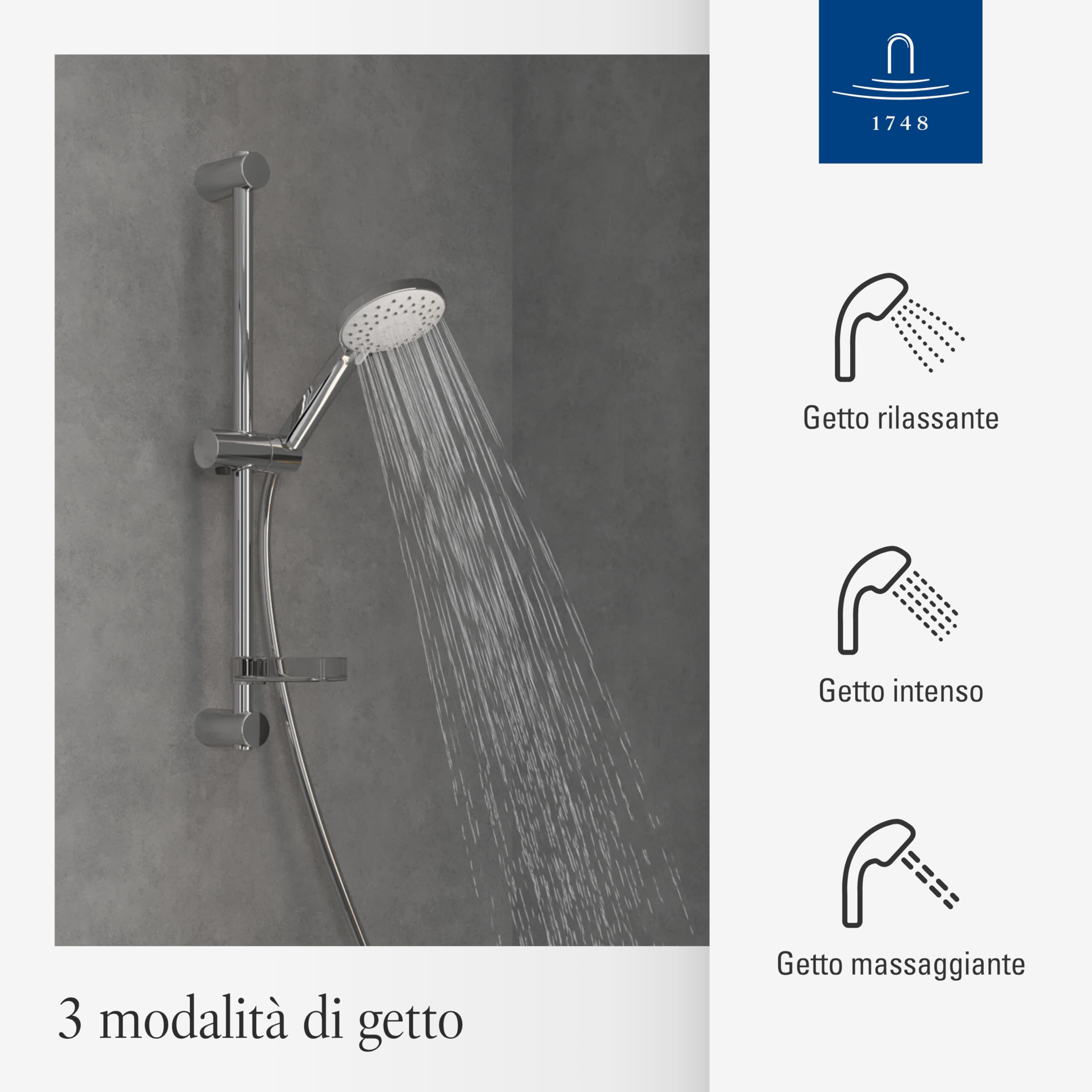 Villeroy & Boch Universal Showers Set doccia – Cromo