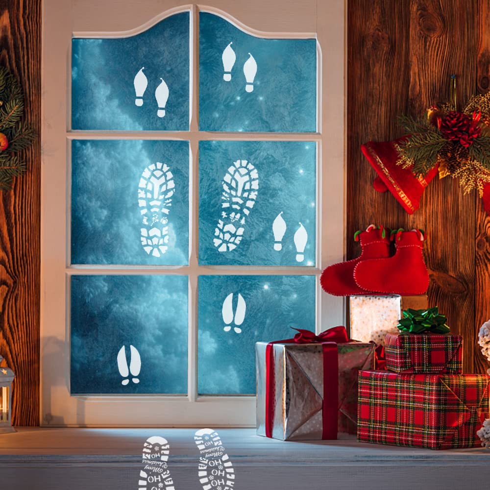 De Kerstman En Het Rendier Beklimmen De Berg Vector Illustratie - Illustration of sneeuwvlok