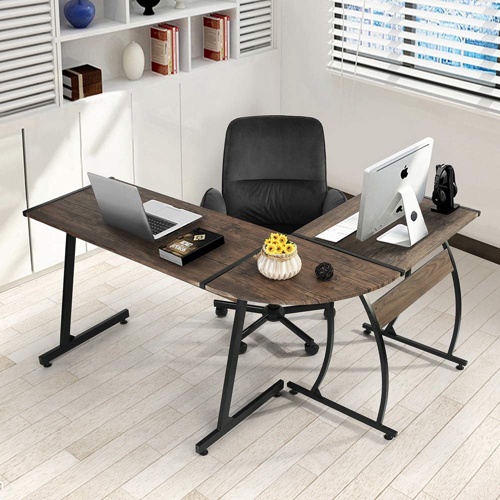 Buy ComputerDesk Office Desk LShaped Wood Corner Desk Computer