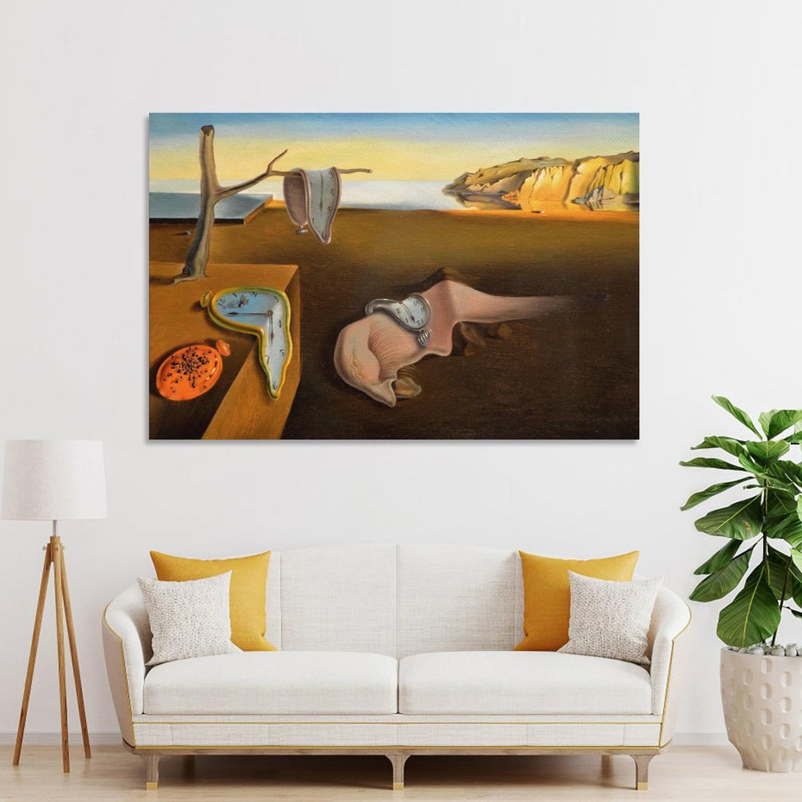 Amazon.co.jp: サルバドール・ダリの絵画のポスター『記憶の固執1931年