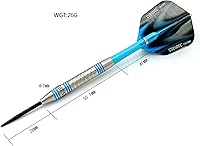 Vista 132 de CUESOUL Professional Tungsten Steel Tip Dart Set 85% Tungsten 22g/24g/26g-Glory Series