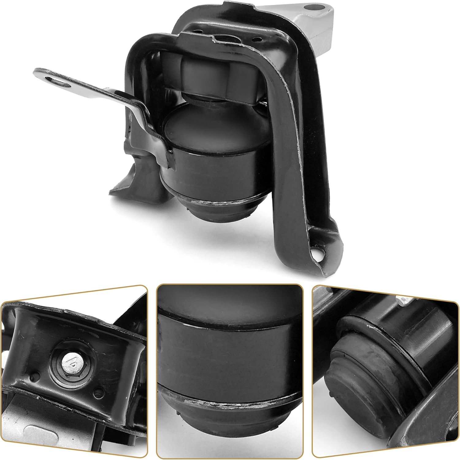 PartsFlow Right Engine Motor Mount Compatible with 2003-2008 Toyota Corolla Matrix 1.8L 1794CC l4 CE / LE / XR Sedan 4-Door for 2003-2008 Pontiac Vibe Naturally Aspirated A4221 9164 12305-0D021