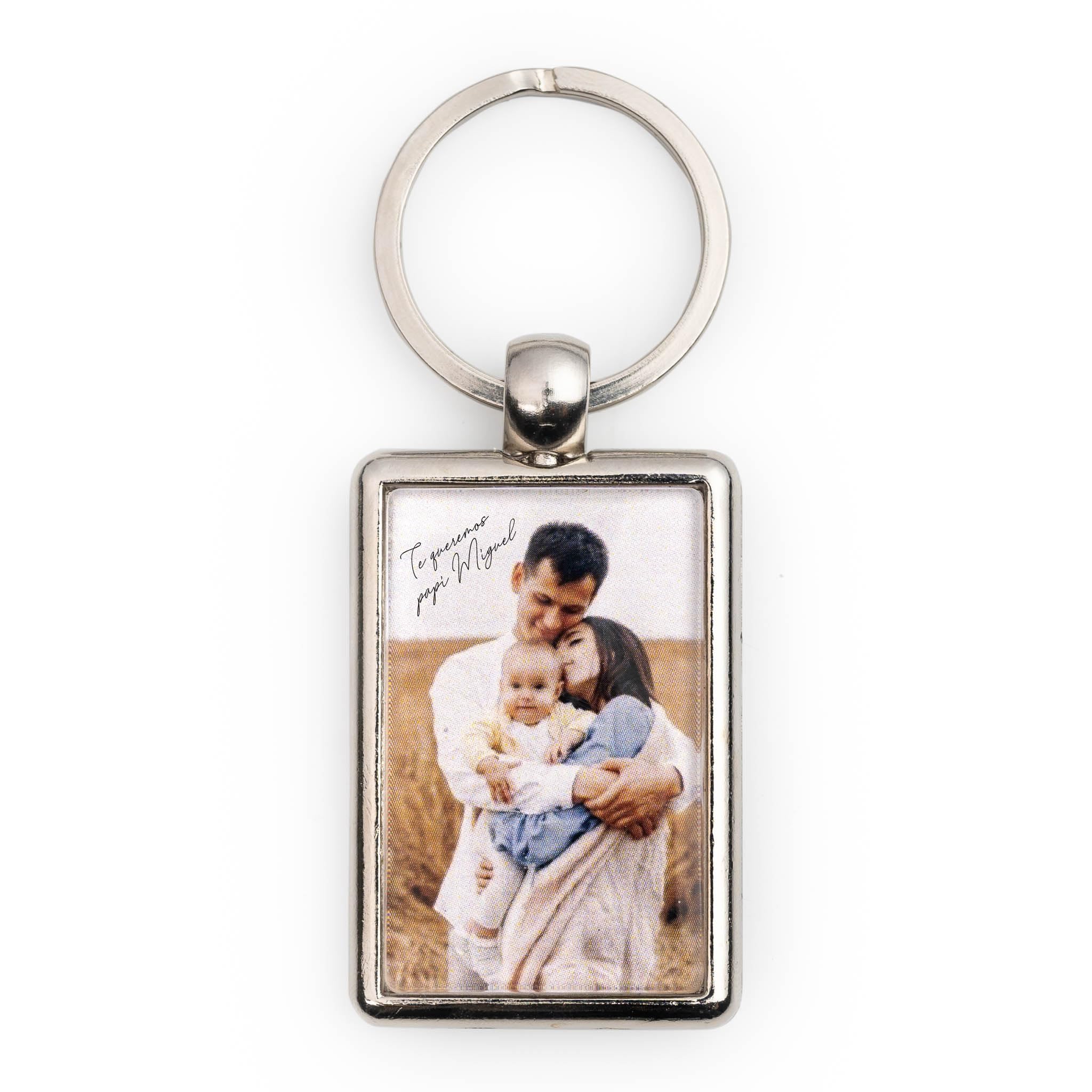 Wanapix | Llavero Personalizado con Foto | Llavero Metálico Personalizado con Foto y Textos | Llavero para Regalar en una Ocasión Especial | Llavero de Pareja, Económico Ideal para Regalar — view 10