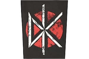 Dead Kennedys Men's DK Logo Back Patch Black