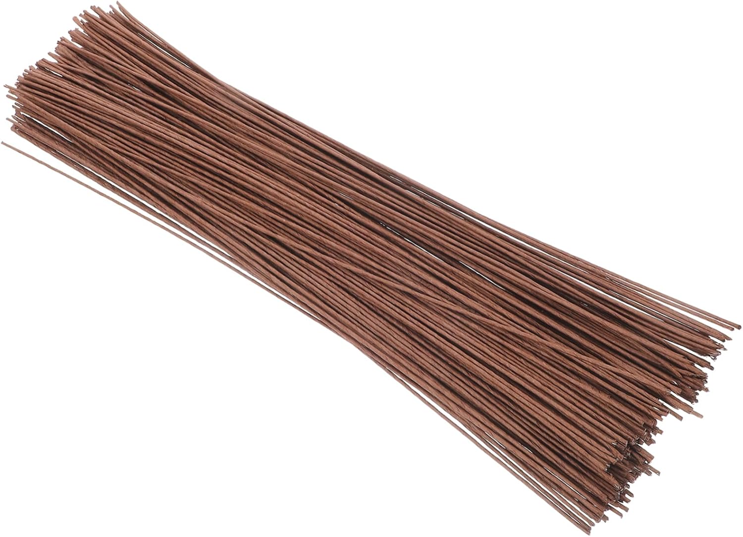 200pcs Brown Floral Stem Wire for DIY Floral Arrangements Paper Wrapped Sticks for Artificial Flowers Craft Projects and Garden Decoration
