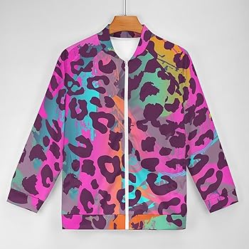 動物イラスト カラフルジャケットコート