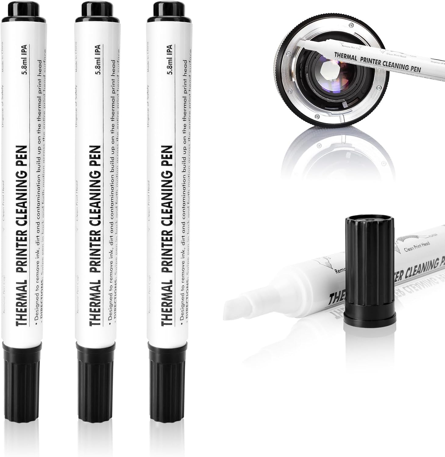 Amazon.com: BIHYM Thermal Printer Cleaning Pen, Universal Thermal Print ...