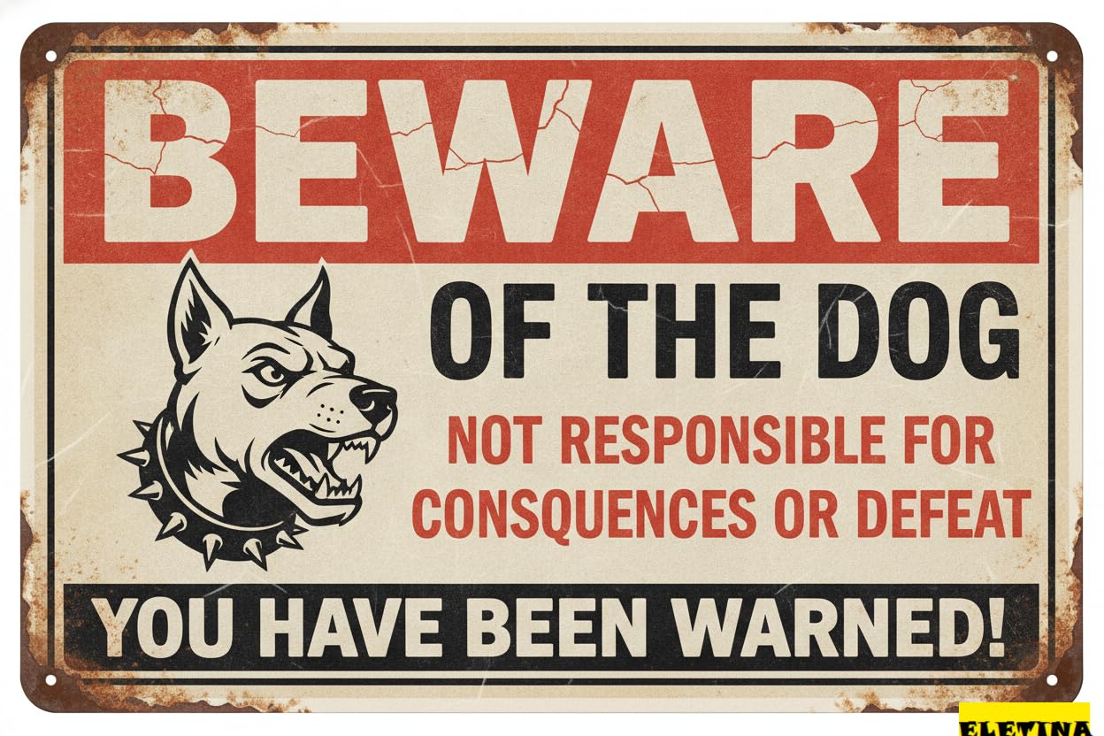 Custom Sign for Man Cave Beware Of The Dog Samoyed You Have Been Warned Aluminum Metal Tin S Outdoor Yard Warning Fence Yard Home Kitchen Farm Garden Wall Decor 8x12 Inch Private Property Decorative