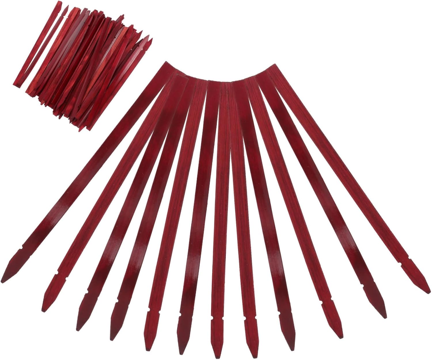 100Pcs Blank Fortune Telling Sticks Divination Tools for Chinese Games Easy to Carry Store for Feng Shui Traditional Divination Props