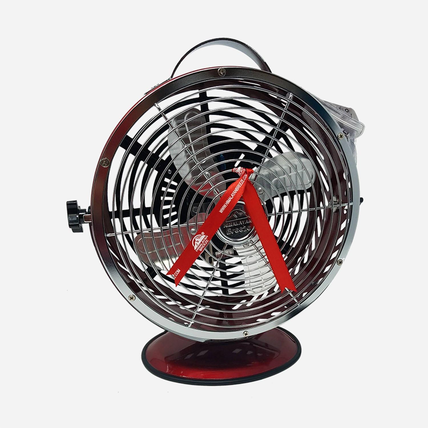 Himalayan Breeze HBM-7015A16 Red Decorative Décor Portable, Lightweight Table Fan by WBM