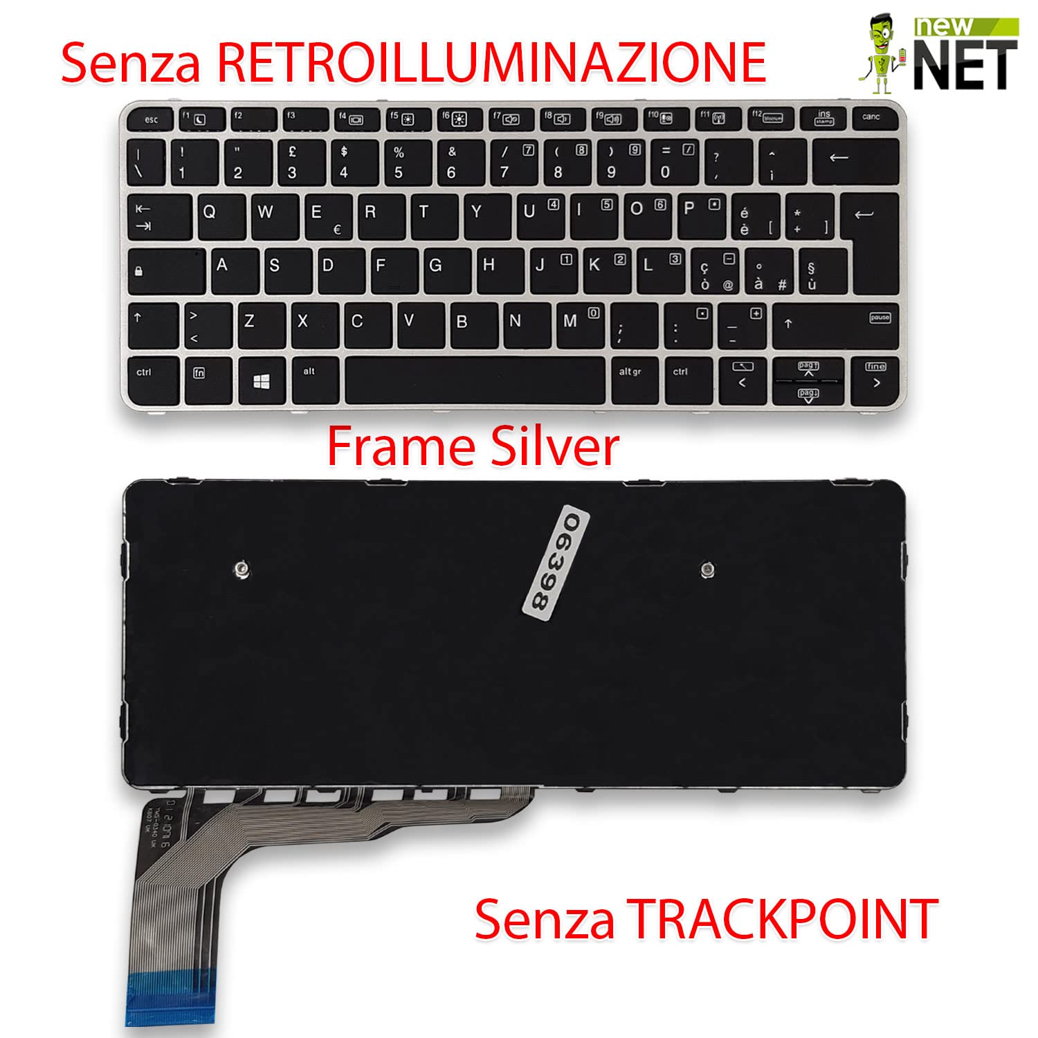 HP PAVILION 11-K101NE tastiera laptop nera layout Regno Unito EUR 75,54