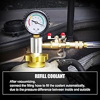Vista 7 de JIFETOR Kit de herramientas de recambio de refrigerante universal de tipo vacío para sistema de enfriamiento, negro