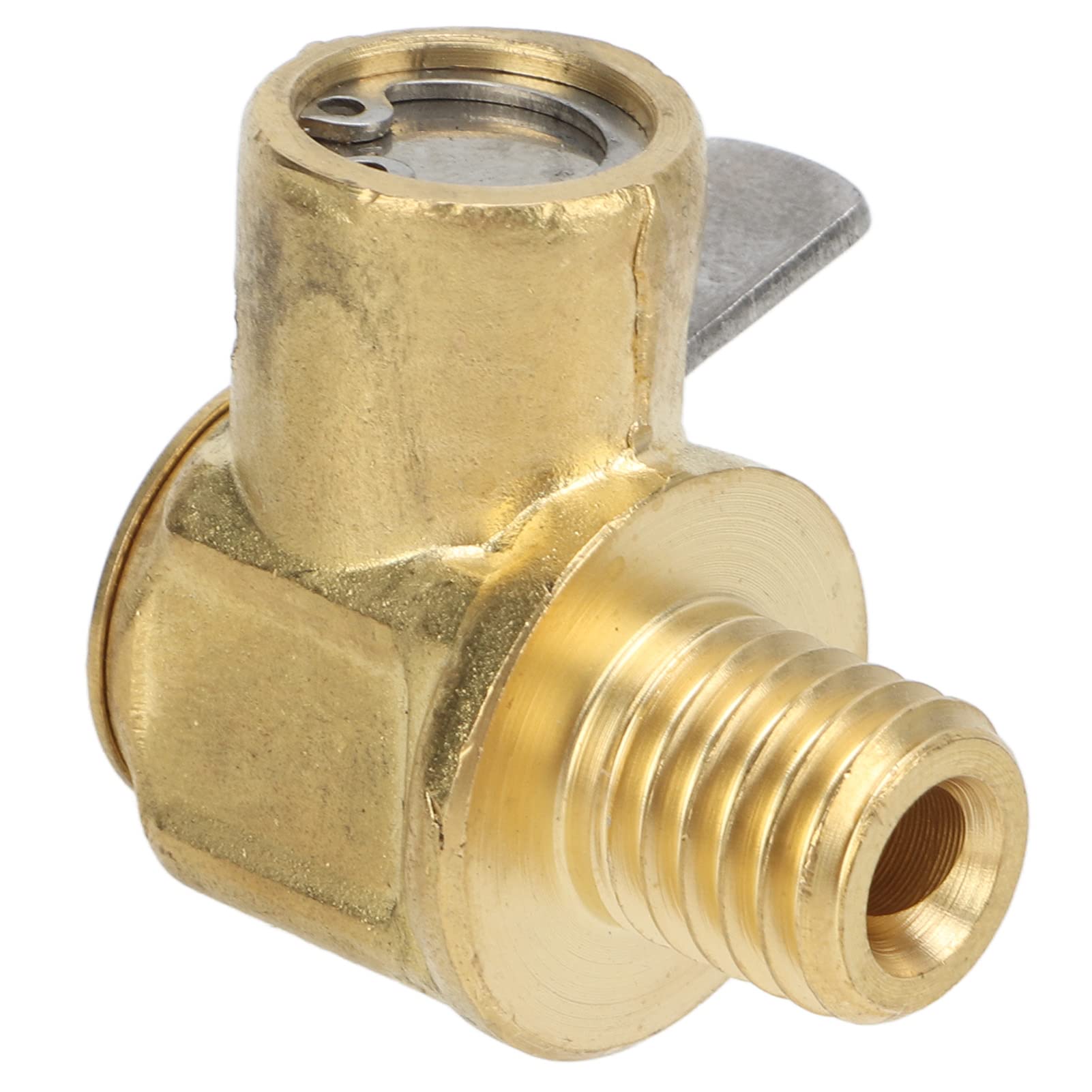 Vanne De Vidange D'huile Moteur Bouchon De Vidange Vanne M12-1.75 Connecteur Rapide En Laiton En Acier Inoxydable Avec Clip à Levier Pour Voitures Camions Légers