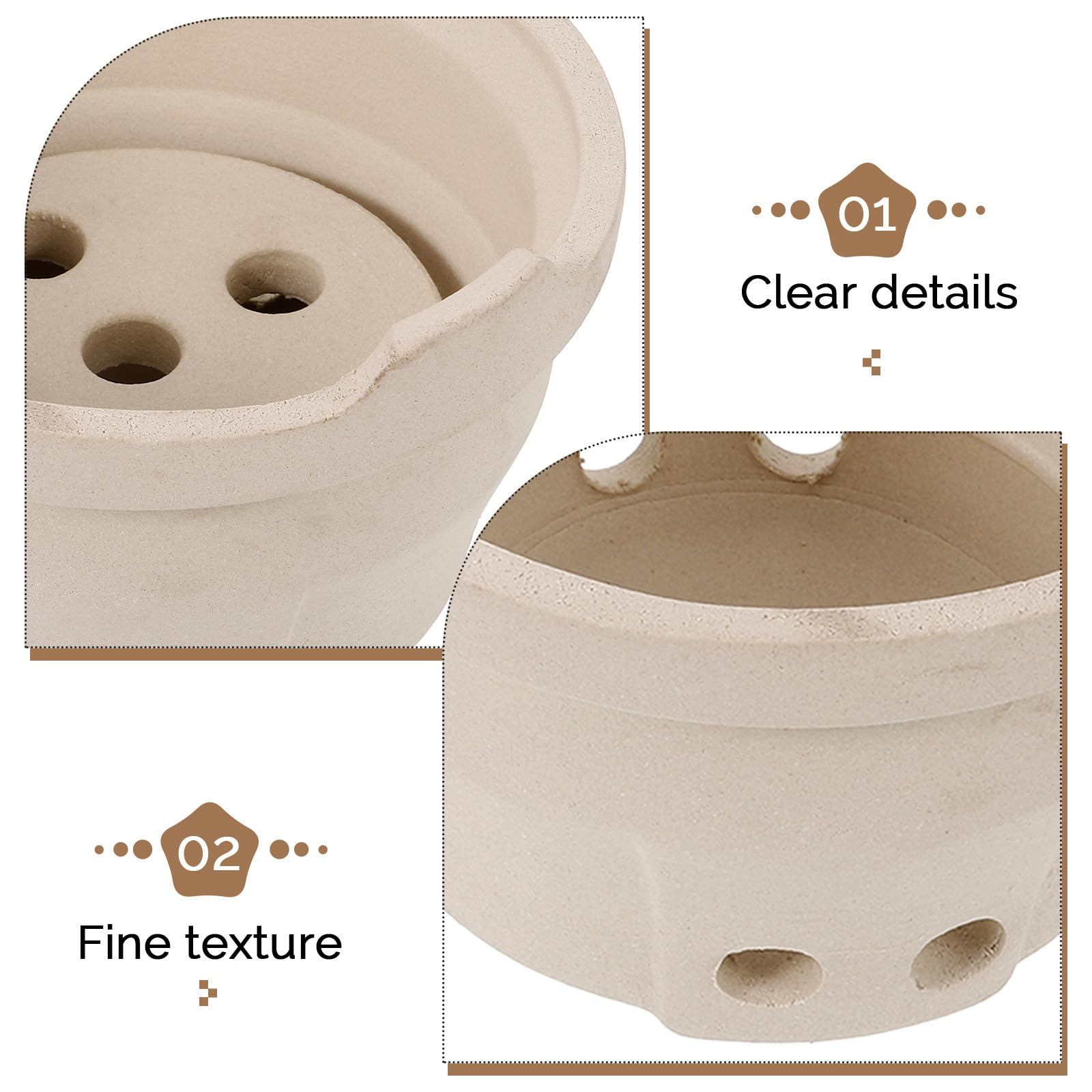 Fornello Barbecue Portatile in Terracotta per Campeggio Braciere per Carbonella, Multi Funzione, per Picnic all Aperto e Attività Outdoor