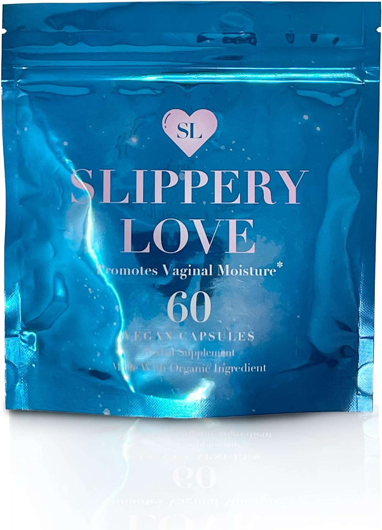 Wetness Organic Supplements for Women - Vaginal Health Pills for Reducing Dryness - 60 Capsules | Boost Moisture & Confidence | Gluten-Free & Non-GMO | Vaginal Dryness Supplements