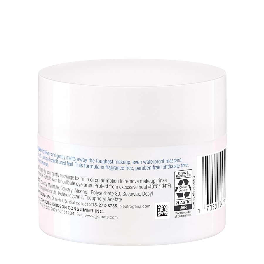 Neutrogena Makeup Melting Cleansing Balm, Face Cleansing Balm to Gently Melt Away Dirt, Oil, Makeup & Waterproof Mascara Leaving Skin Soft & Conditioned, Fragrance- & Paraben-Free, 2.6 oz - image 7