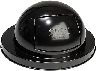 Global Industrial Dome Top Lid, Steel, Black