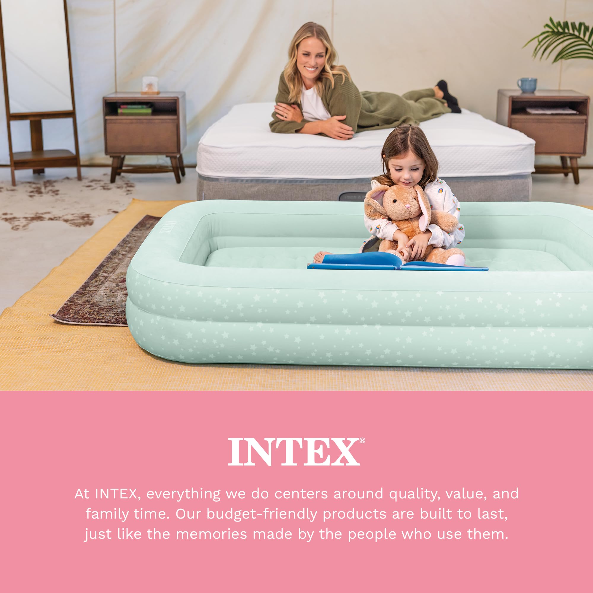 Intex Lit de Voyage Kidz avec Plus de Confort