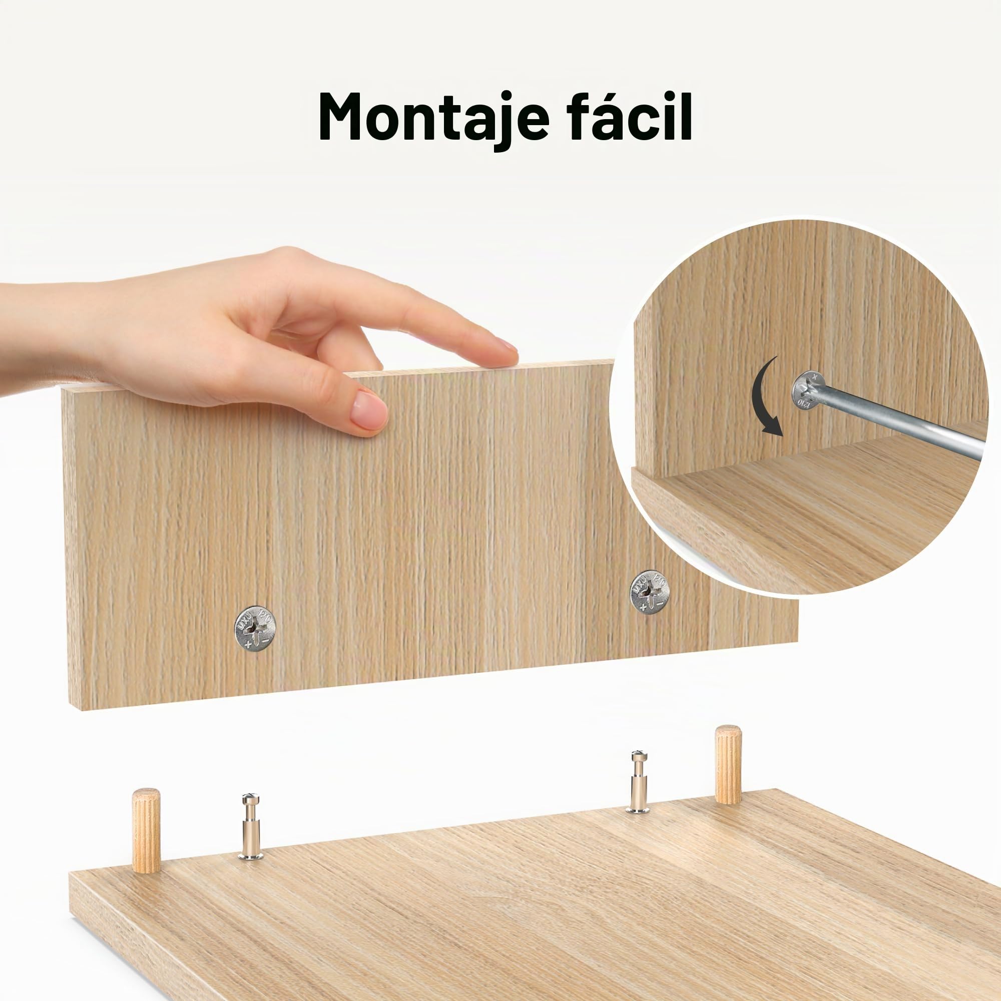 FITUEYES Soporte Monitor Elevador Monitor de Madera con 2 Soporte para Teléfono, Longitud y Ángulos Ajustables para 2 Monitores 79-111,2 x 27 x 10,5cm (Amarillo) DT111106WO