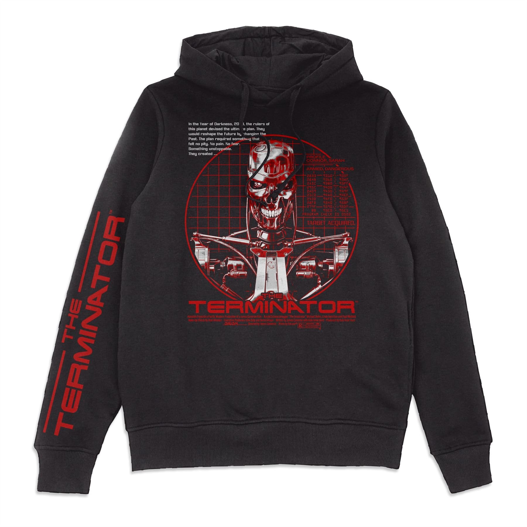 Zavvi Unisex Black The Terminator Target Acquired Hoodie - Xl