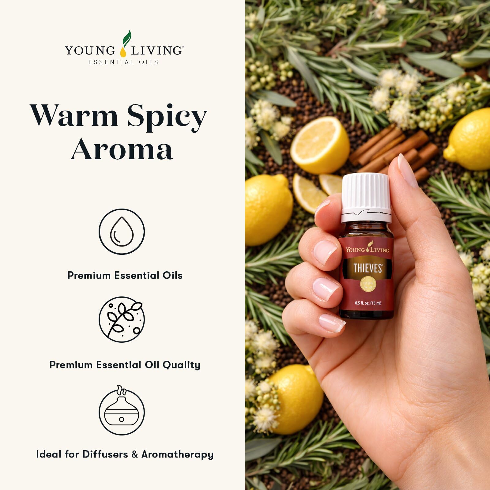 Amazon.com: Young Living Thieves Essential Oil Blend 15ml