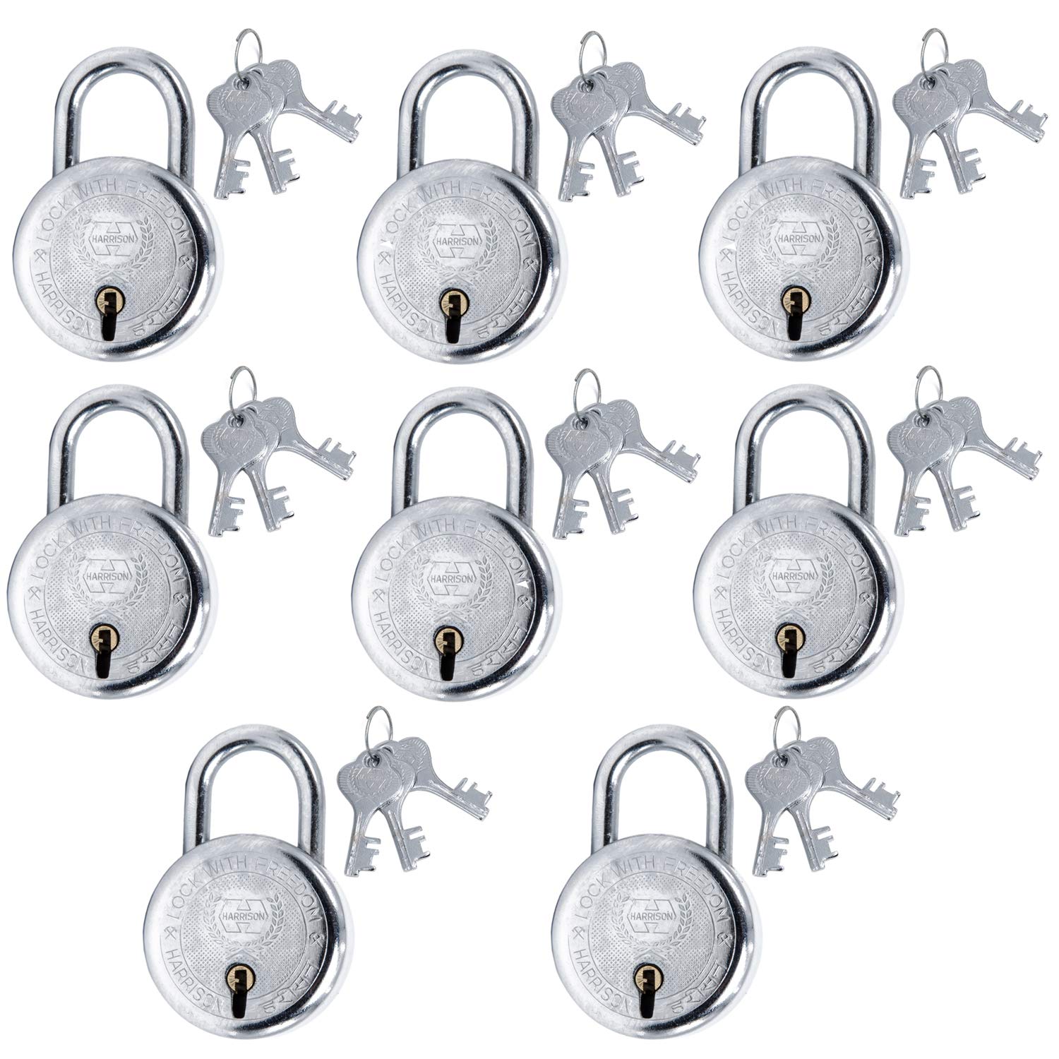 Harrison T-26/BCP-0272 Key Padlock (Silver Finish) | Padlock, Padlocks, Locks for Home, Locks for Main Door — Amazon image 7