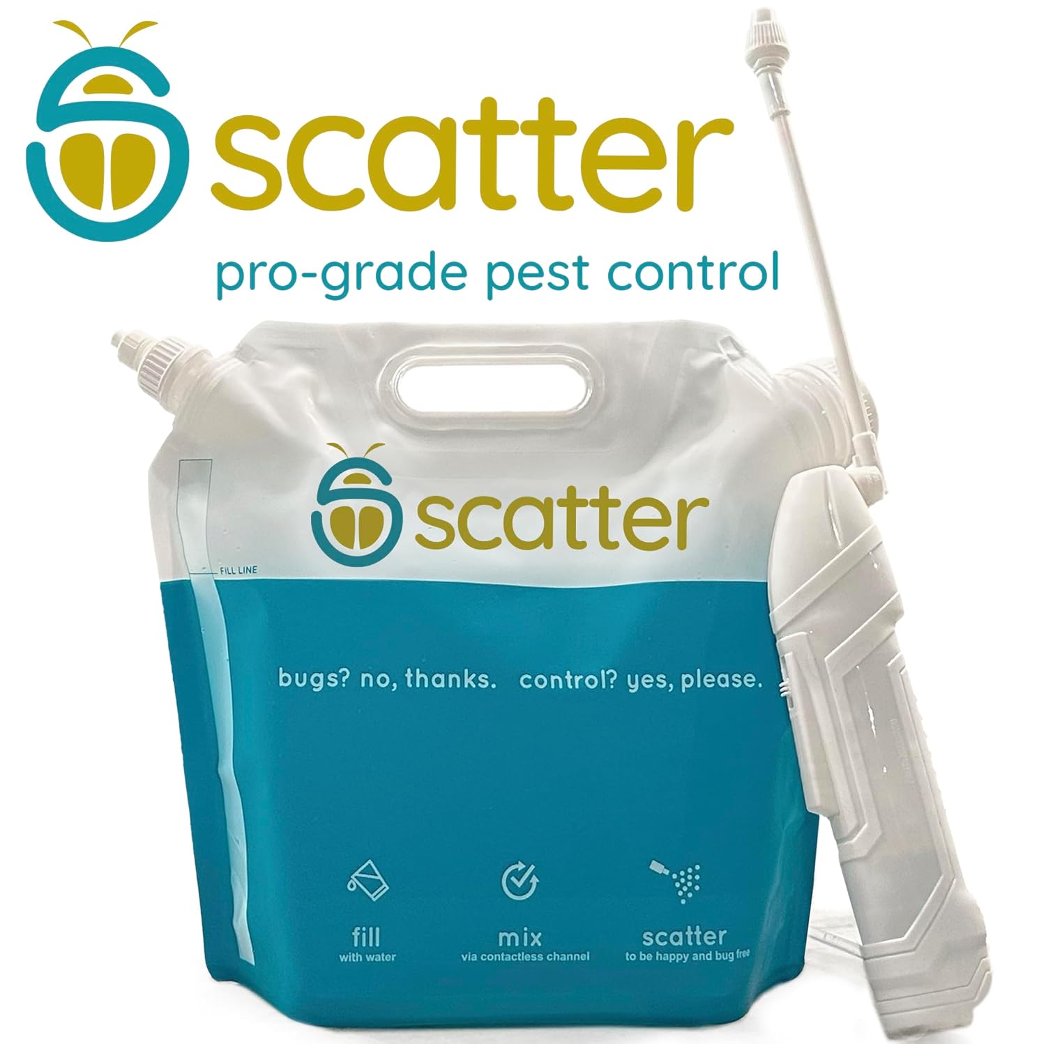 Scatter DIY Pest Control Kit - Home Barrier Pest Control | Pro Grade Insecticide Bug Killer Spray ft. Scatter Unique New SafetyChannel™ | Fast-Acting, Long-Lasting Protection Against Common Pests - Image 2