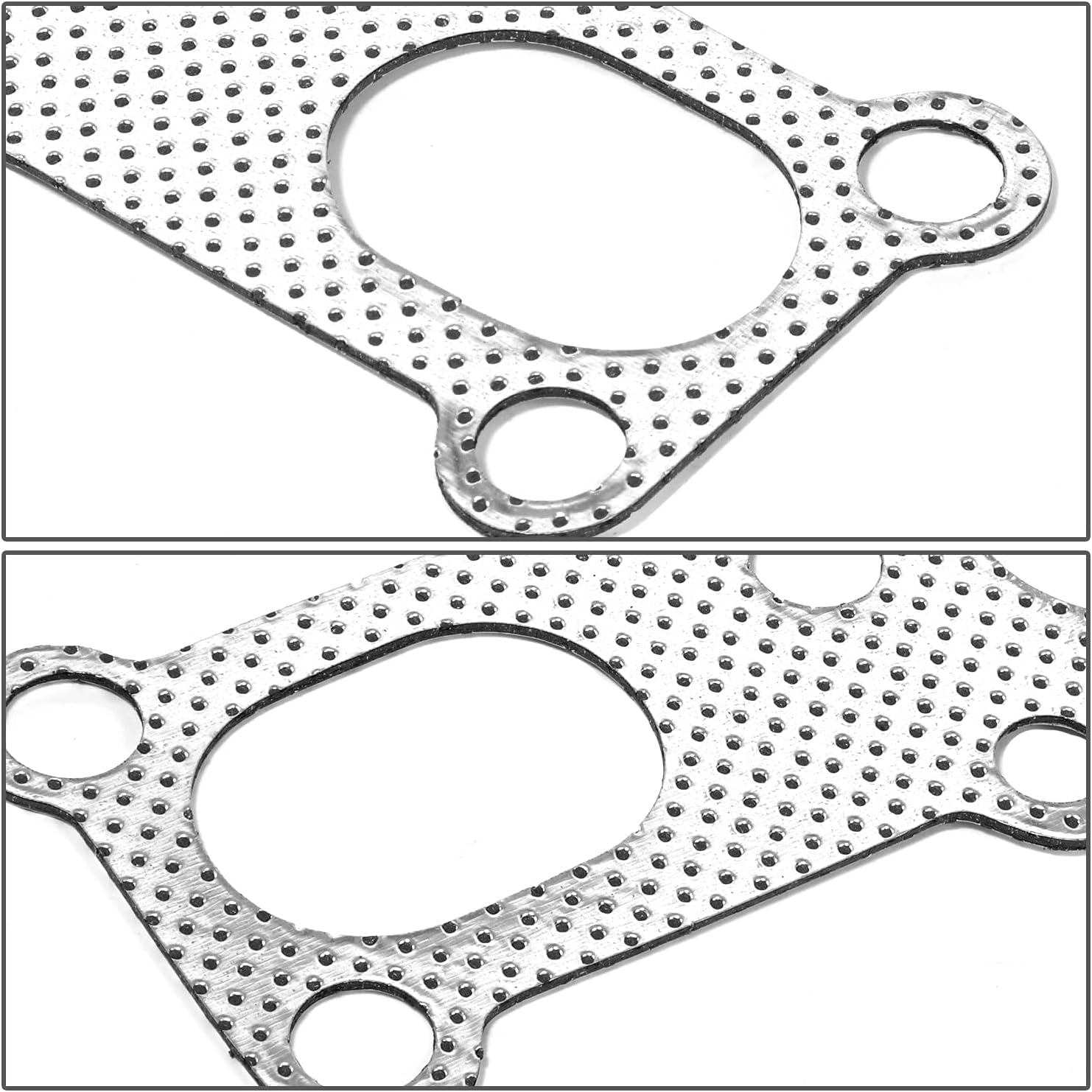 DNA Motoring GKT-A-HD-MP01 Steel Reinforced Graphite Exhaust Header Gasket Compatible with Ford Probe/Mazda MX-6 2.0L 1993-1997