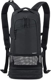 iGuerburn Backpack for Philips SimplyGo Mini Portable oxygen concentrator Carring Holder Bag with Adjustable Straps - Black (for Standard and Extended Battery)