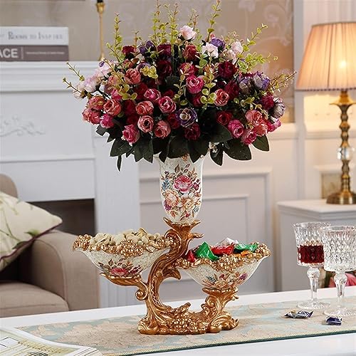 Miniatura 3 de Floreros grandes de resina de estilo europeo para sala de estar, comedor, centro de mesa, dormitorio, oficina, hotel, decoración del hogar, florero