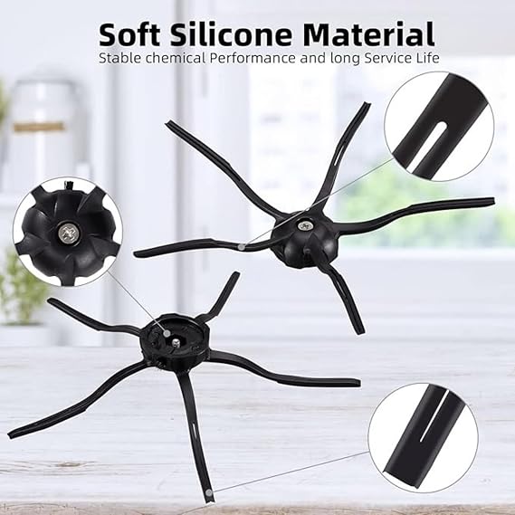 Siyah Hepa Filtre,Fırça Seti Roborock ile Uyumlu S7 S7 Max S7 Ultra T7 T7s Robot Süpürge 7'li Set