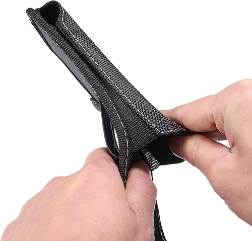 Miniatura 4 de Soporte para cinturón de teléfono celular para hombres, funda de cuero para hombre, 6.7-6.9 pulgadas, bolsa de cintura de viaje al aire libre, funda