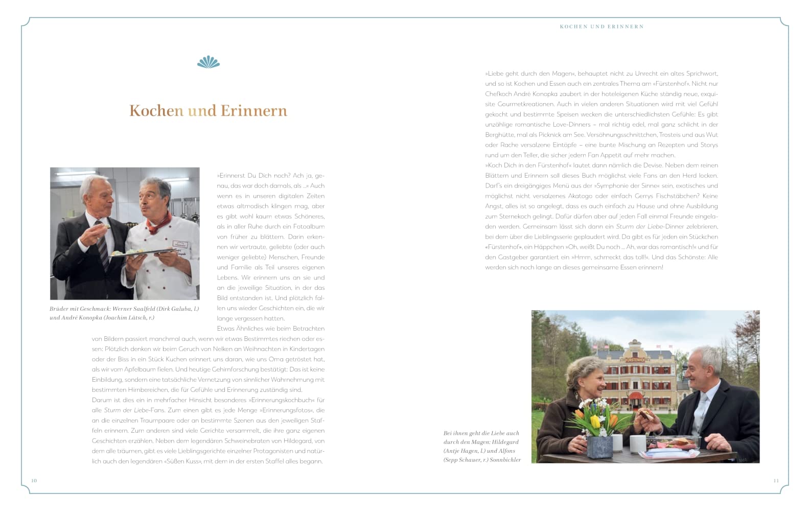 Das offizielle Sturm der Liebe-Kochbuch: Eine kulinarische Zeitreise durch die Erfolgstelenovela