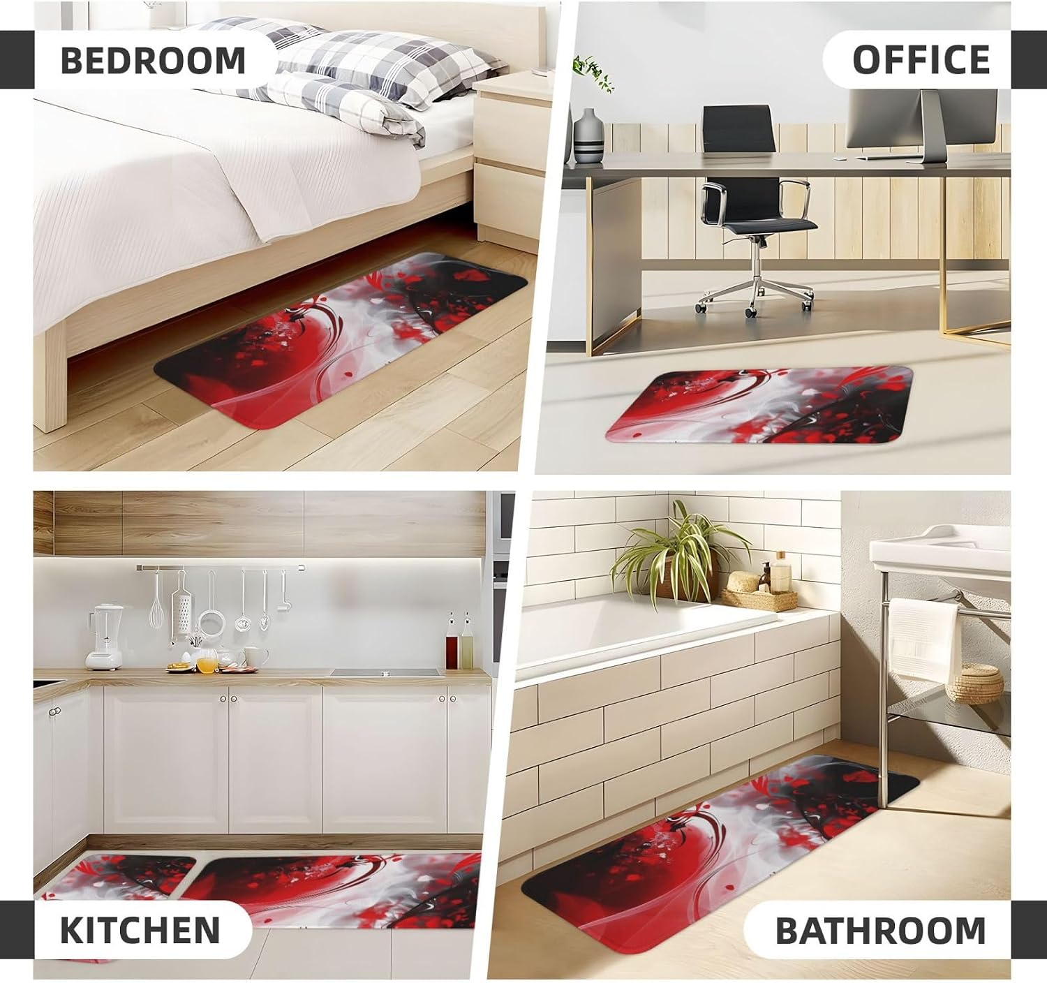 Kitchen Rugs Home Decor Kitchen Mats for Floor Anti Fatigue Kitchen Mats