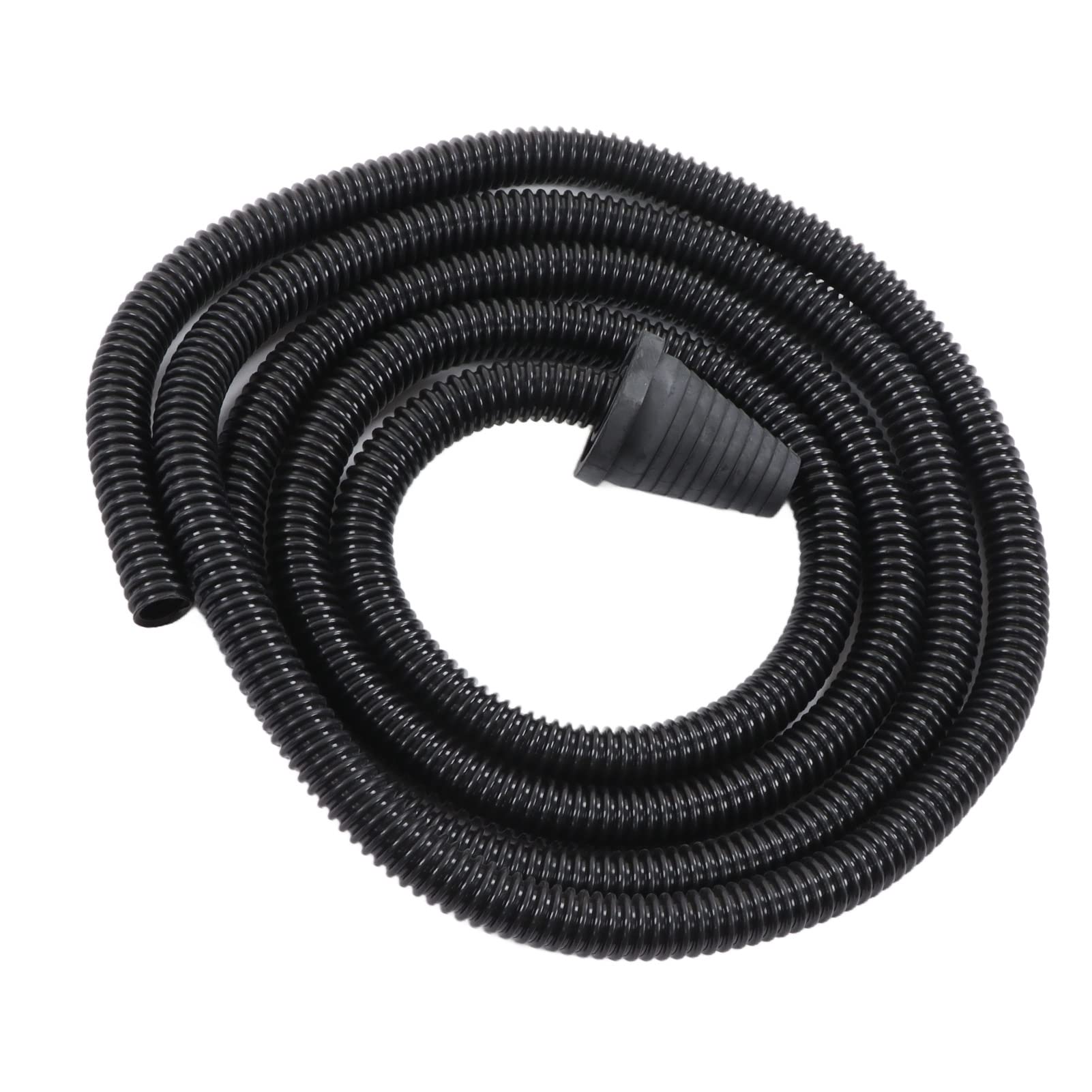 Manguera para herramientas eléctricas de recolección de polvo, pieza de repuesto flexible para amoladora de pared, tubo roscado corrugado de goma con conector para aspiradoras,