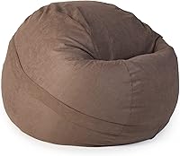 Vista 13 de YuppieLife Funda de puf grande y duradera para adultos (solo funda, sin relleno), lavable a máquina, funda de sofá de tamaño grande de 4 pies