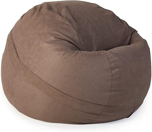 Miniatura 13 de YuppieLife Funda de puf grande y duradera para adultos (solo funda, sin relleno), lavable a máquina, funda de sofá de tamaño grande de 4 pies